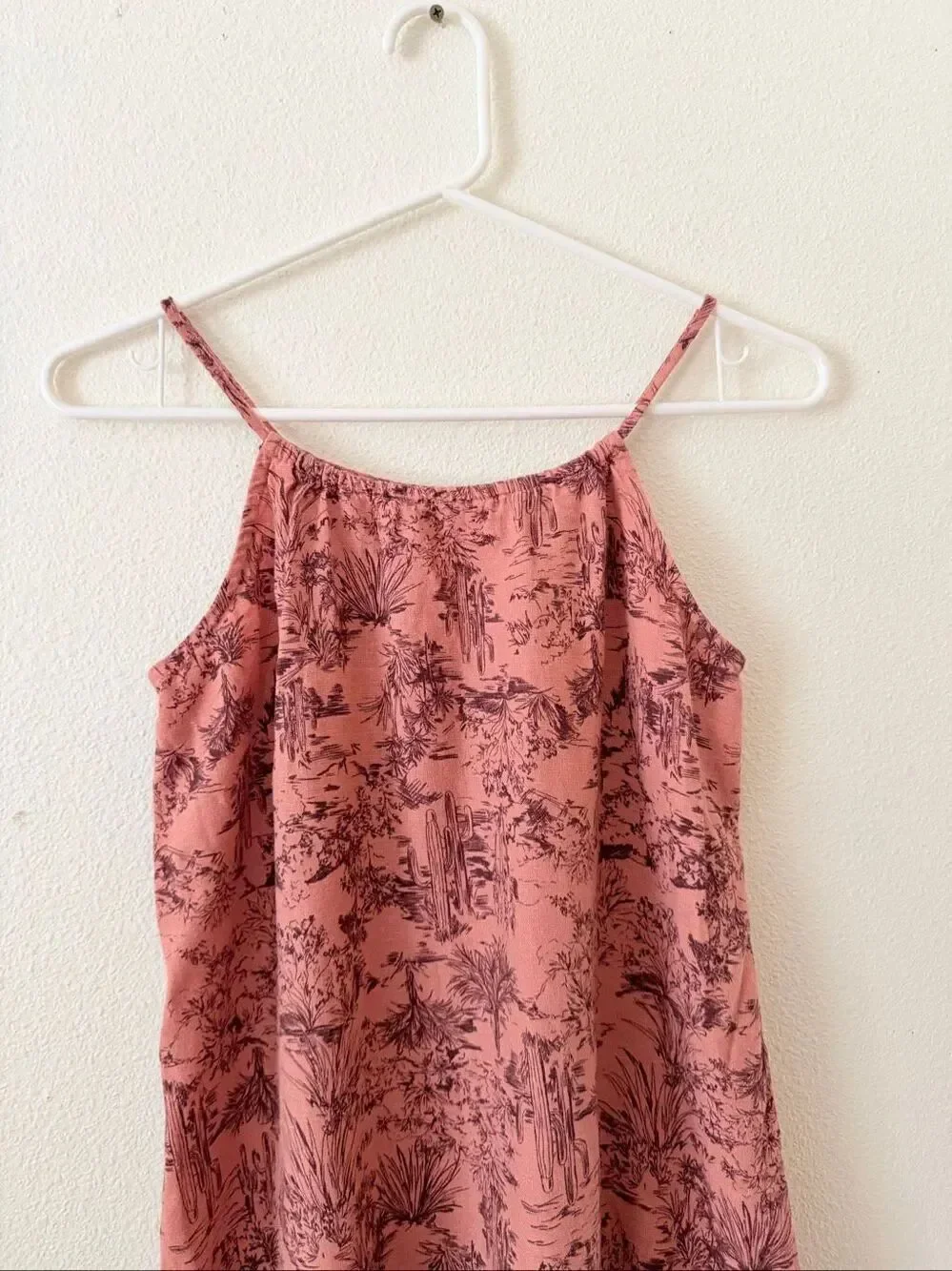 Old Navy Printed Linen-Blend Hi-Lo Dress for Girls size 10-12